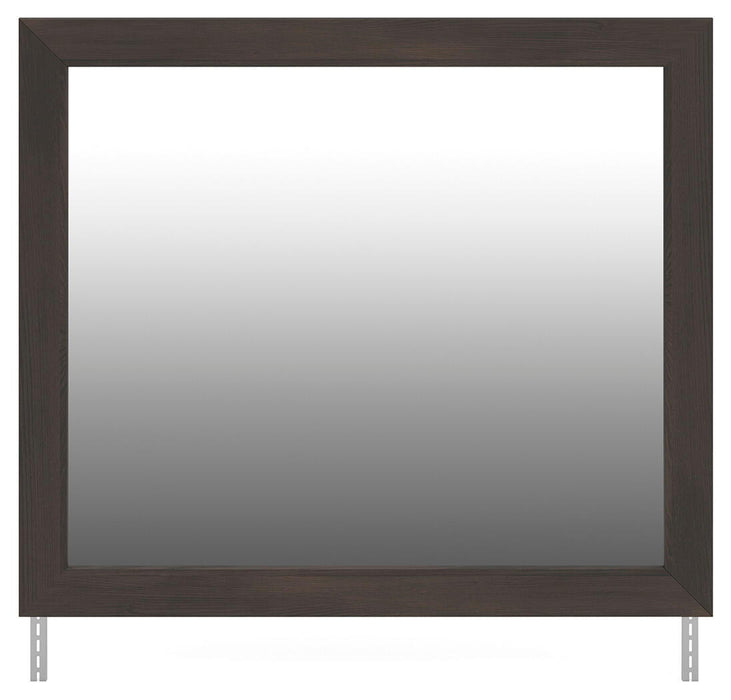Shaehartin - Bedroom Mirror - Dark Brown
