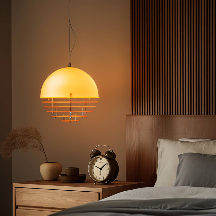 Modern Sunset Orb LED Pendant Light