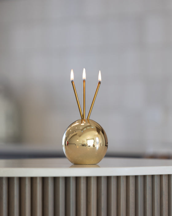 Neva Vase, Gold Metallic Candle Holder [x6 Vases]