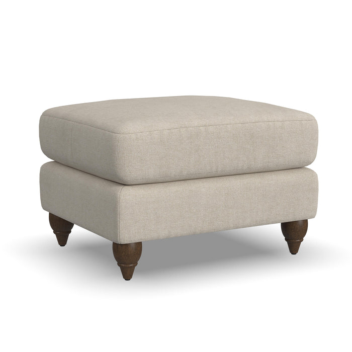 Stella - Ottoman - Pearl Silver