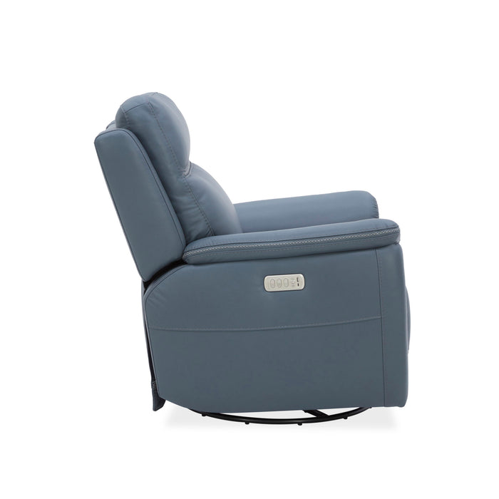 Sawyer - Swivel Glider With Power Headrest, Lumbar, Heat & Massage
