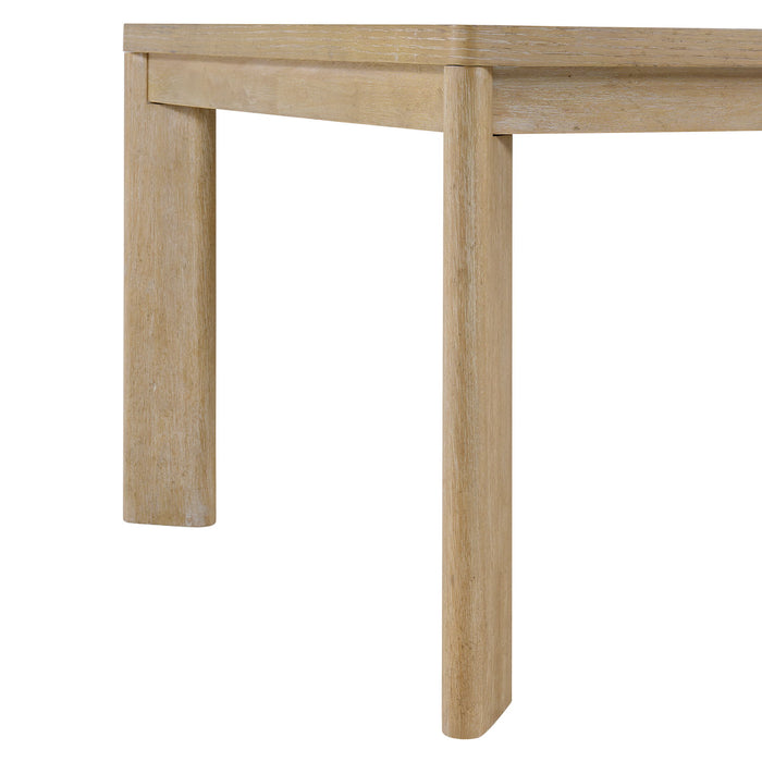 Pacific Grove - 72" Leg Table With 20-Inch Removable Leaf And Ball-Bearing Cable Glides - Sand Dune