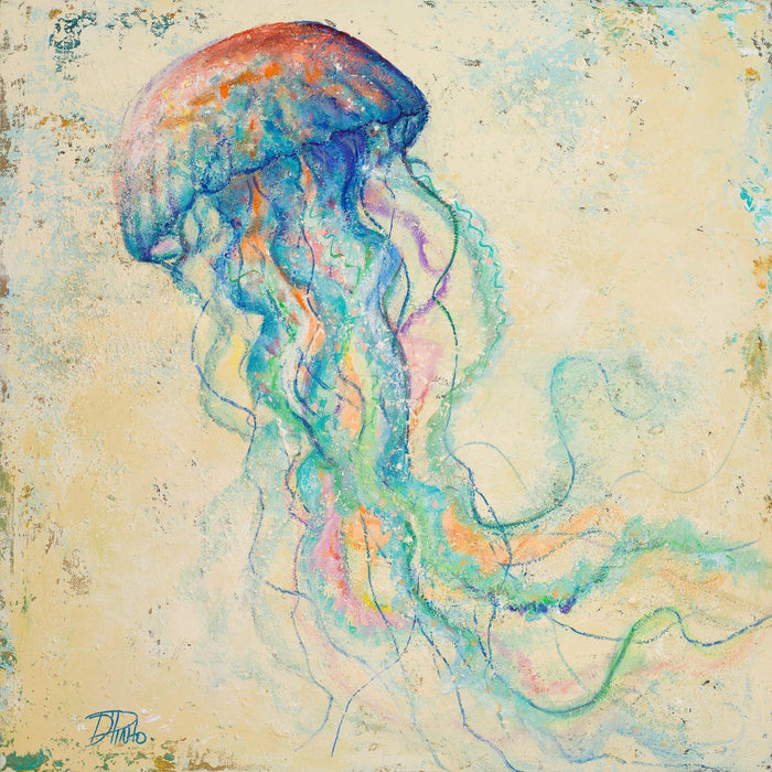 Framed Small - Creatures Of The Ocean I By Patricia Pinto - Beige
