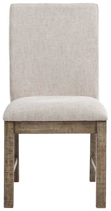 Langford - Light Grayish Brown - Dining UPH Side Chair (Set of 2)