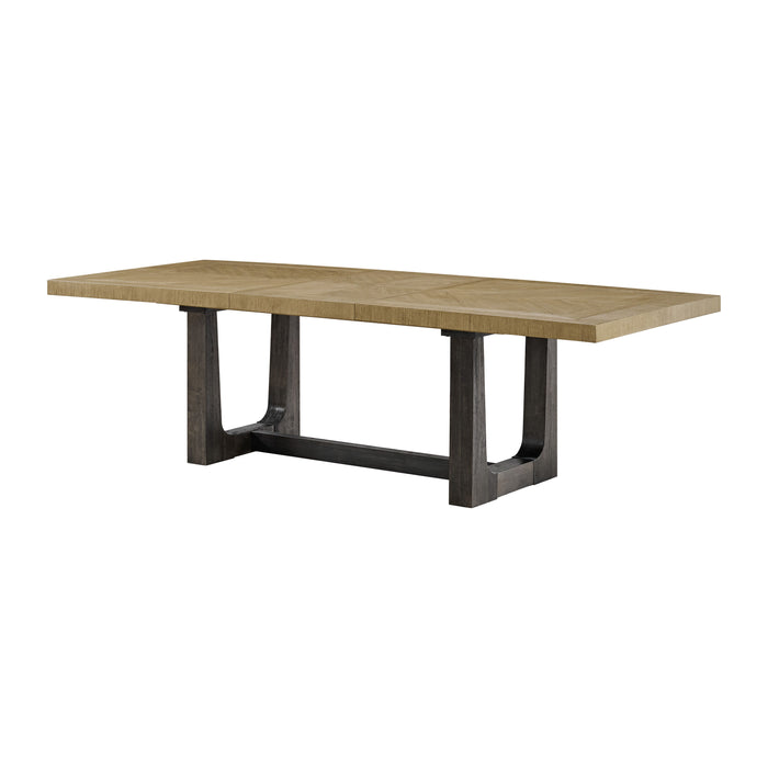 Sutton Place - Trestle Dining Table - Caramel / Cocoa