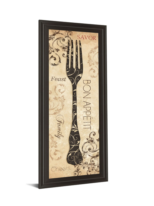 Bon Appetite By Dee Dee - Framed Print Wall Art - Beige