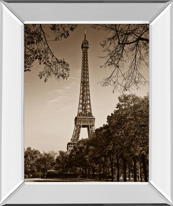 An Afternoon Stroll-pari By Maihara - Mirrored Frame Real Glass - Light Brown