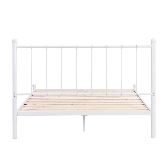 Simmons -  Queen Platform Bed - White