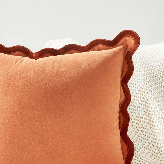 Maleku Pillow Covers (2-Pack) - Rust/Coral: 20x20 inch