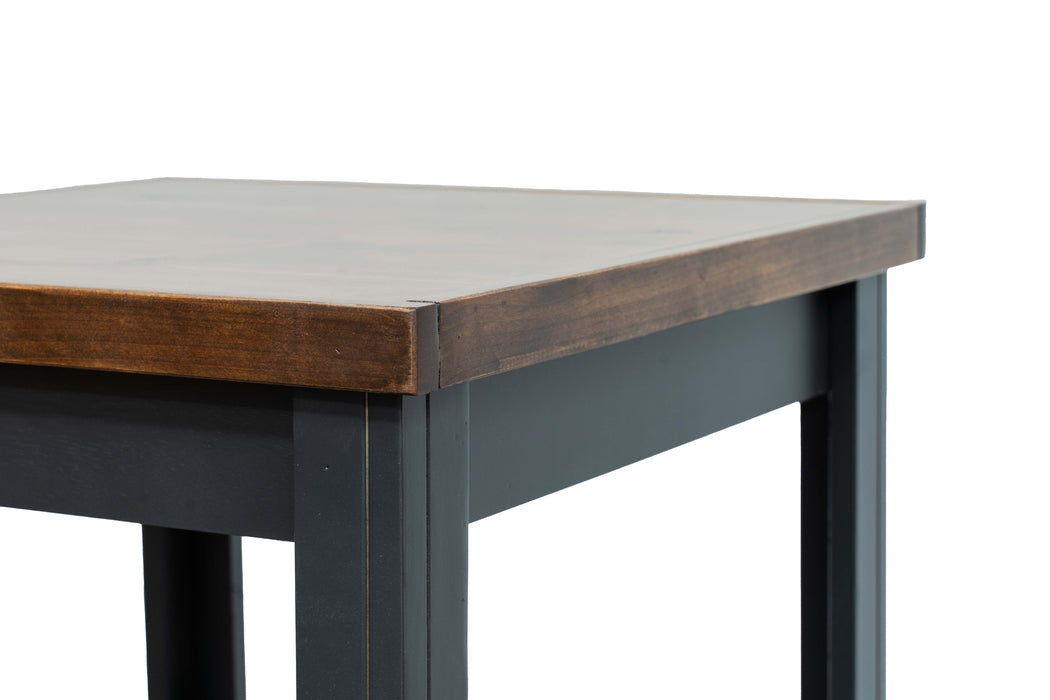 Essex - End Table - Black / Whiskey
