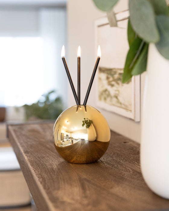 Neva Vase, Gold Metallic Candle Holder [x6 Vases]