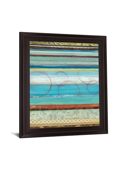 Azure Rhythm - 28" x 34" Framed Wall Art