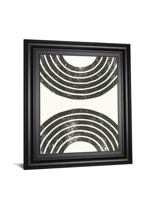 Over The Rainbow BW I By Moira Hershey - Framed Print Wall Art - Black