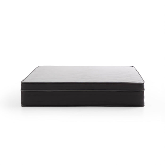 Bonnell - 12" Twin Hybrid Spring Gel Memory Foam Mattress - Gray
