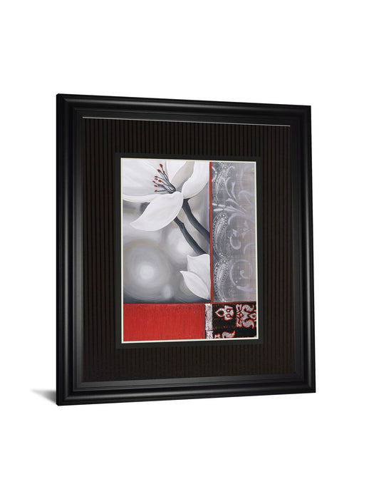Bohemia Flora By Jasmin Zara Copley - Framed Print Wall Art - Dark Gray