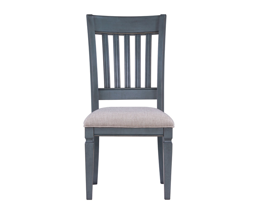 Americana - Side Chair (Set of 2) - Corduroy Blue