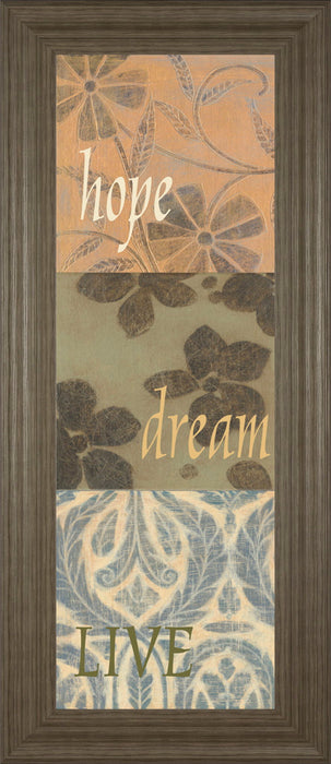 Uplift I By Vision Studio - Framed Print Wall Art - Light Brown