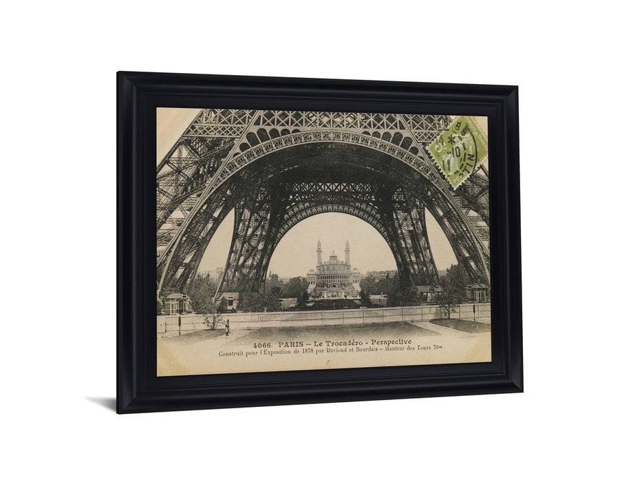 Archway to Paris - 28" x 34" Framed Wall Art - Beige