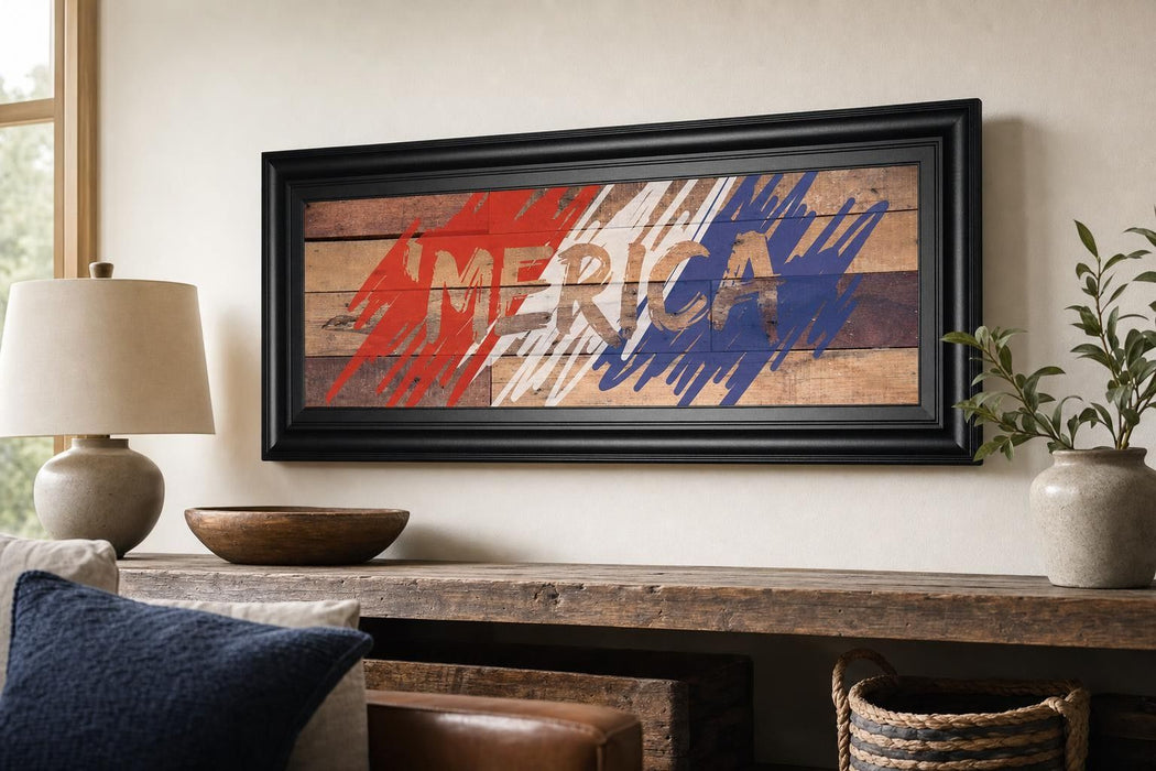 18x42 Merica By Front Porch Pickins - Red