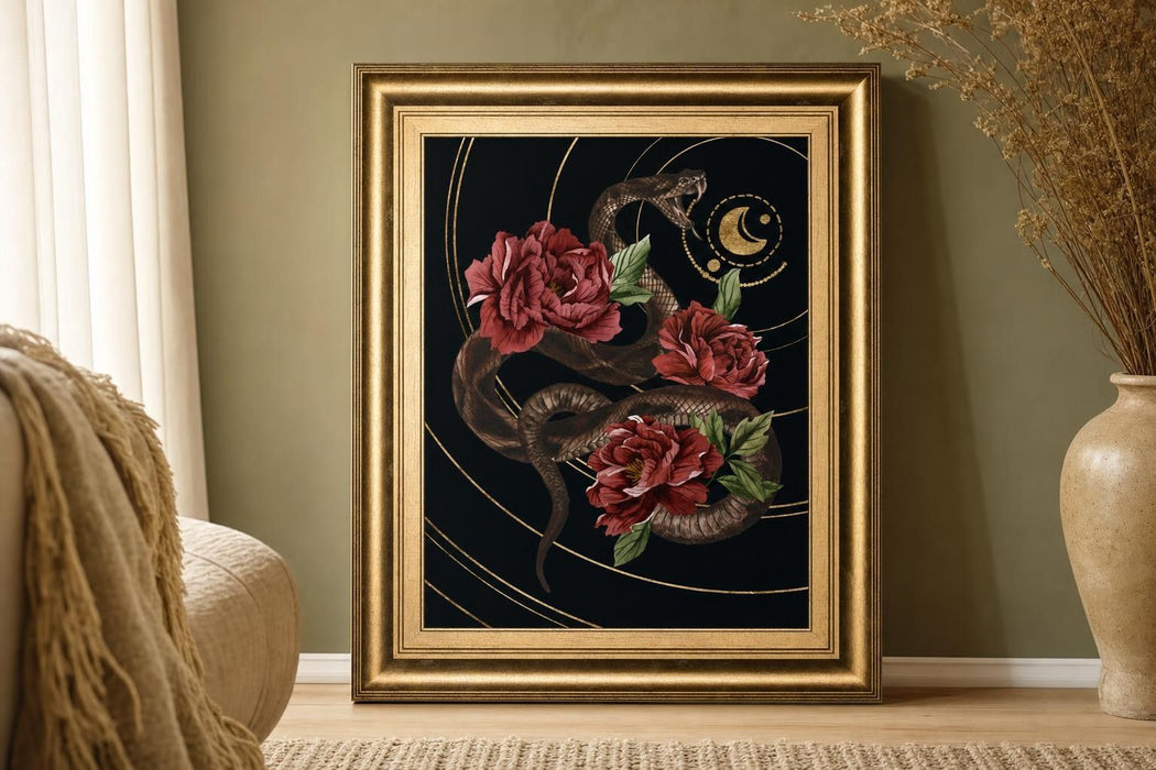 22x26 Burn and Shine I By Melissa Wang - Black