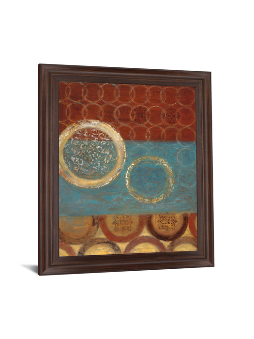 Gold Medallion Mosaic - 28" x 34" Framed Wall Art
