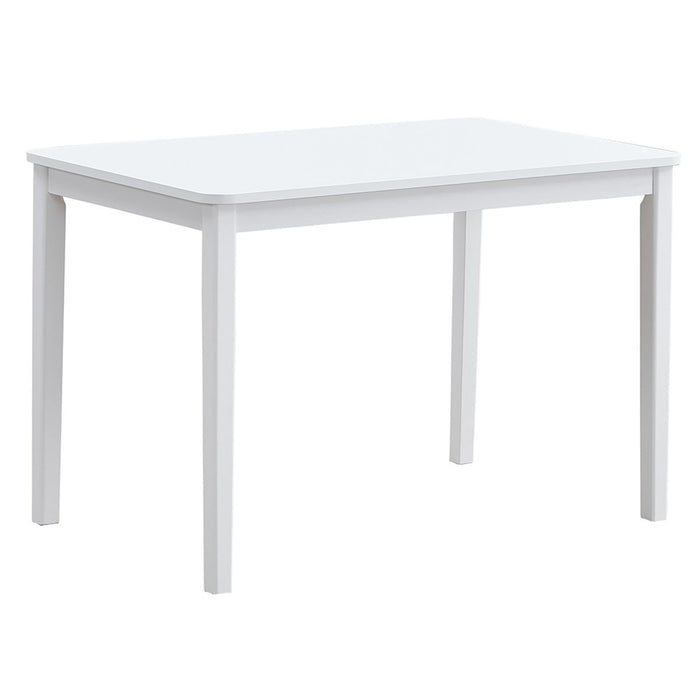 Fidelity - 5 Piece Dining Set - White & Gray