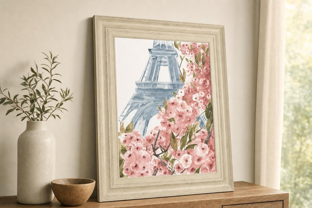 22x26 Paris Cherry Blossoms II By Annie Warren - Pink