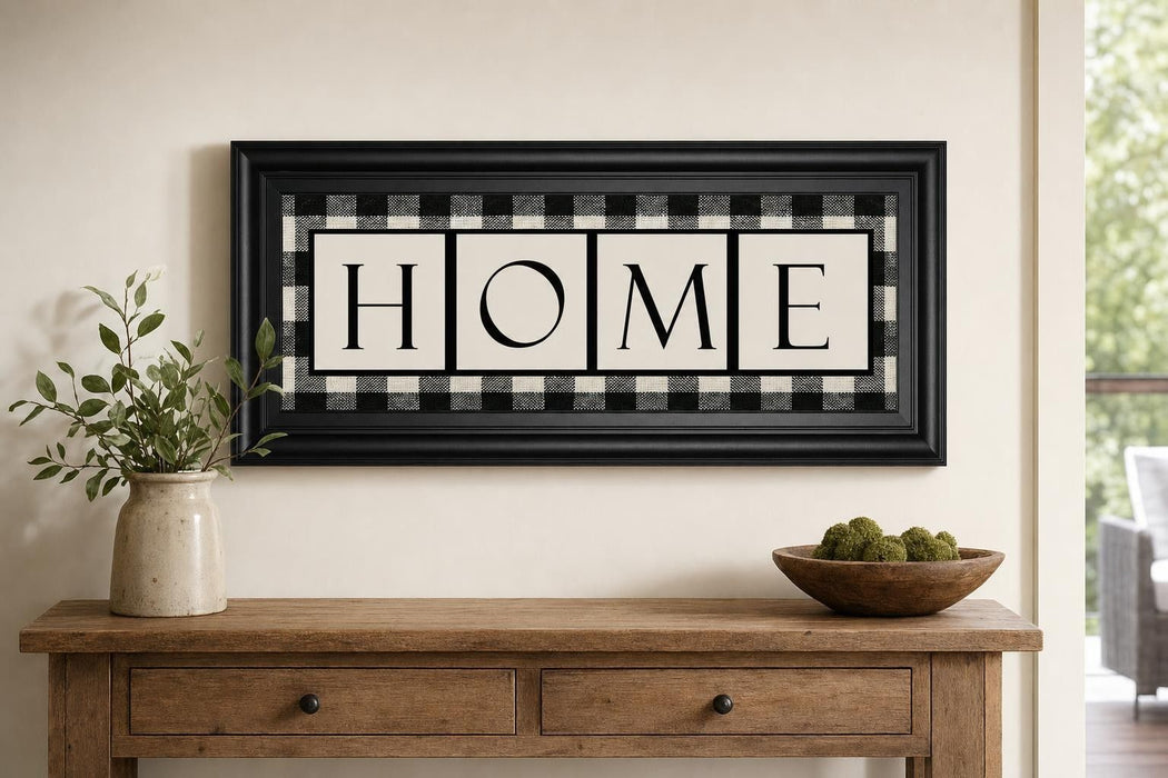 18x42 Buffalo Plaid Home By Lori Deiter - Beige