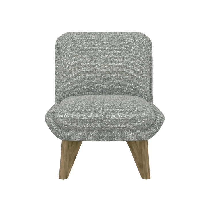Emerson - Armless Accent Chair - Pewter