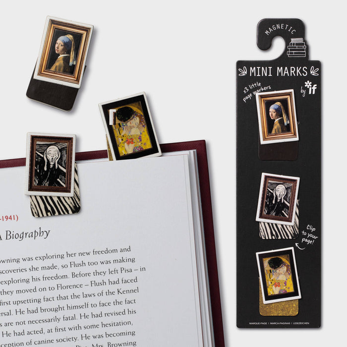 Mini-Marks Magnetic Bookmarks: Framed Classics