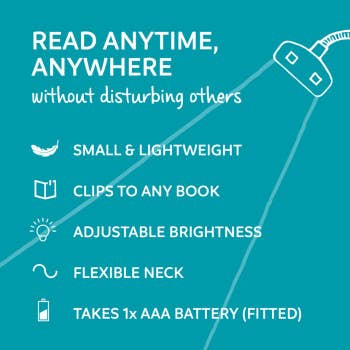 The Really Compact Travel Book Light: Light Mint