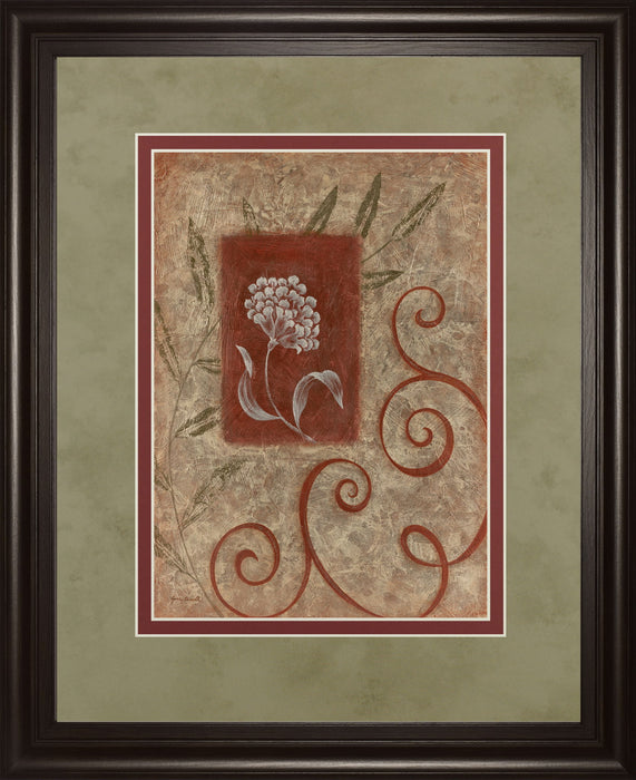 Florescence I By Jane Carroll - Framed Print Wall Art - Beige