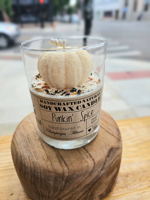 Punkin' Spice Soy Wax Candle: White Punkin'