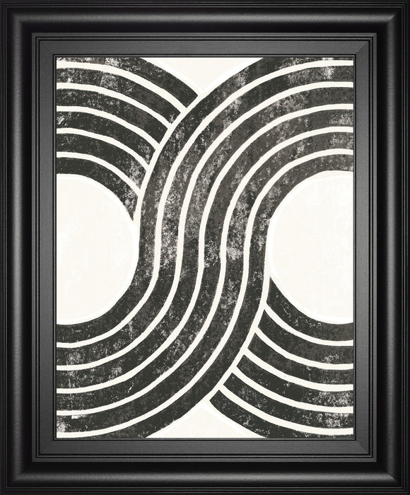 Over The Rainbow BW II By Moira Hershey - Framed Print Wall Art - Black