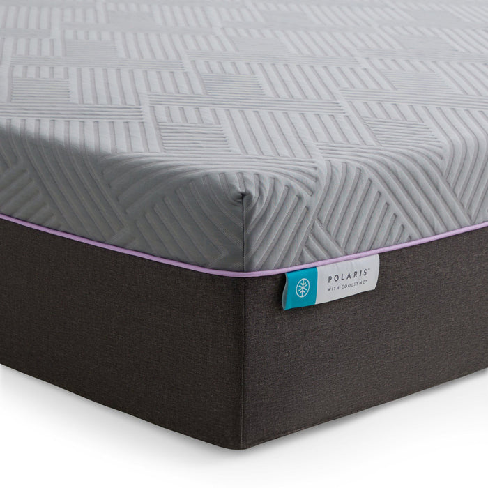 Polaris Coolysnc - California King Hybrid Mattress - Gray