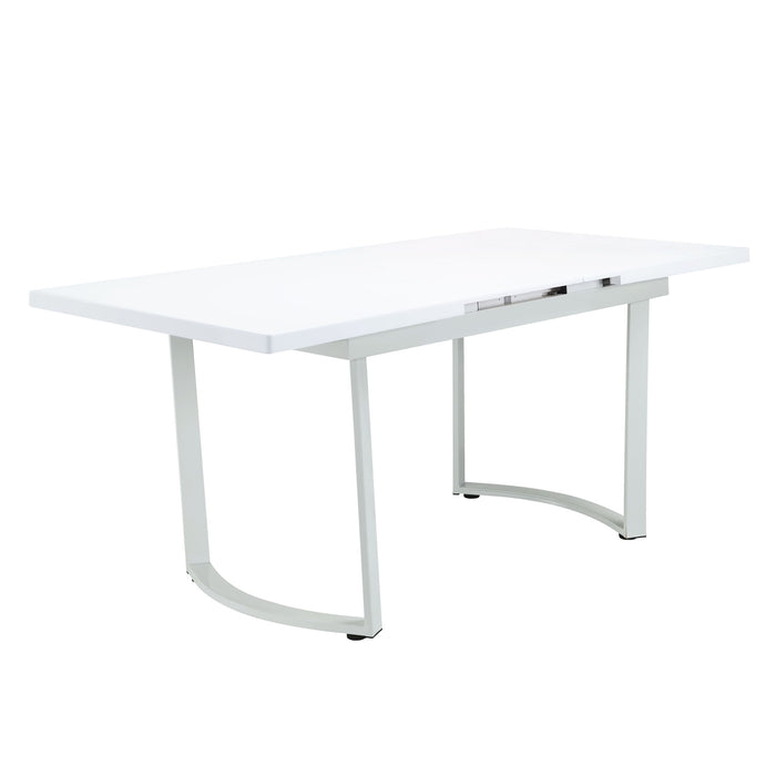 Palton - Dining Table - High Gloss White