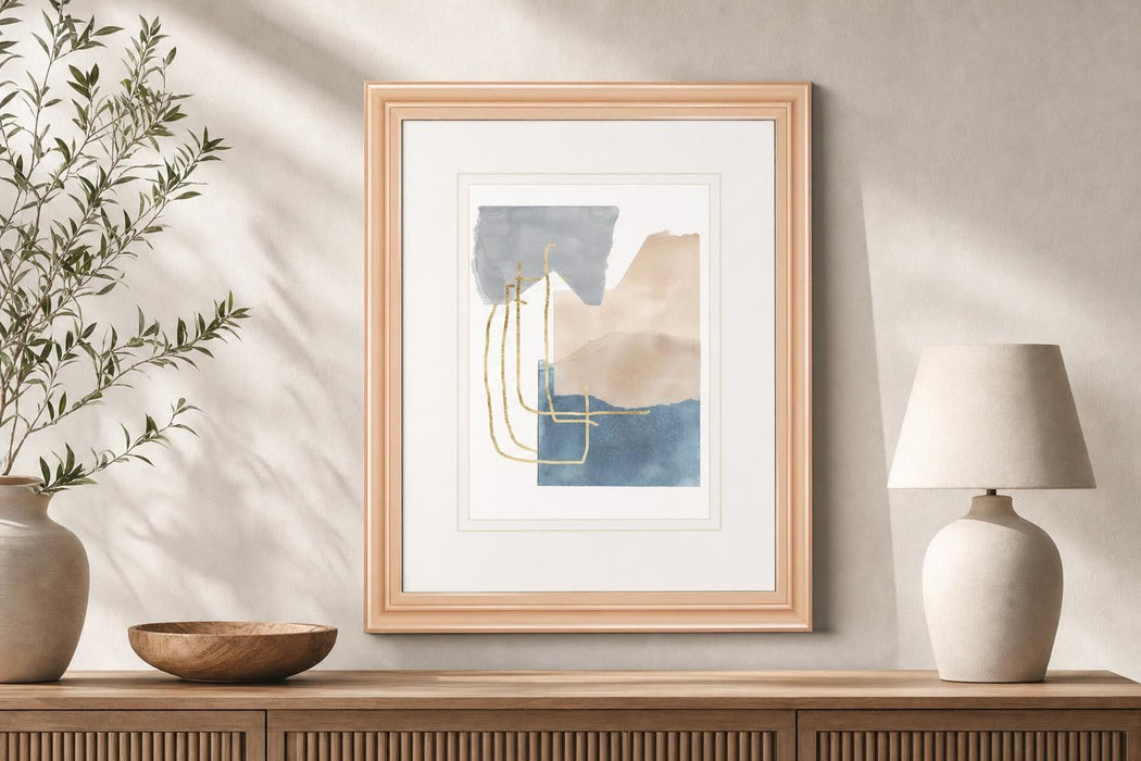 34x40 Matter Dissolving IV By Melissa Wang - Beige