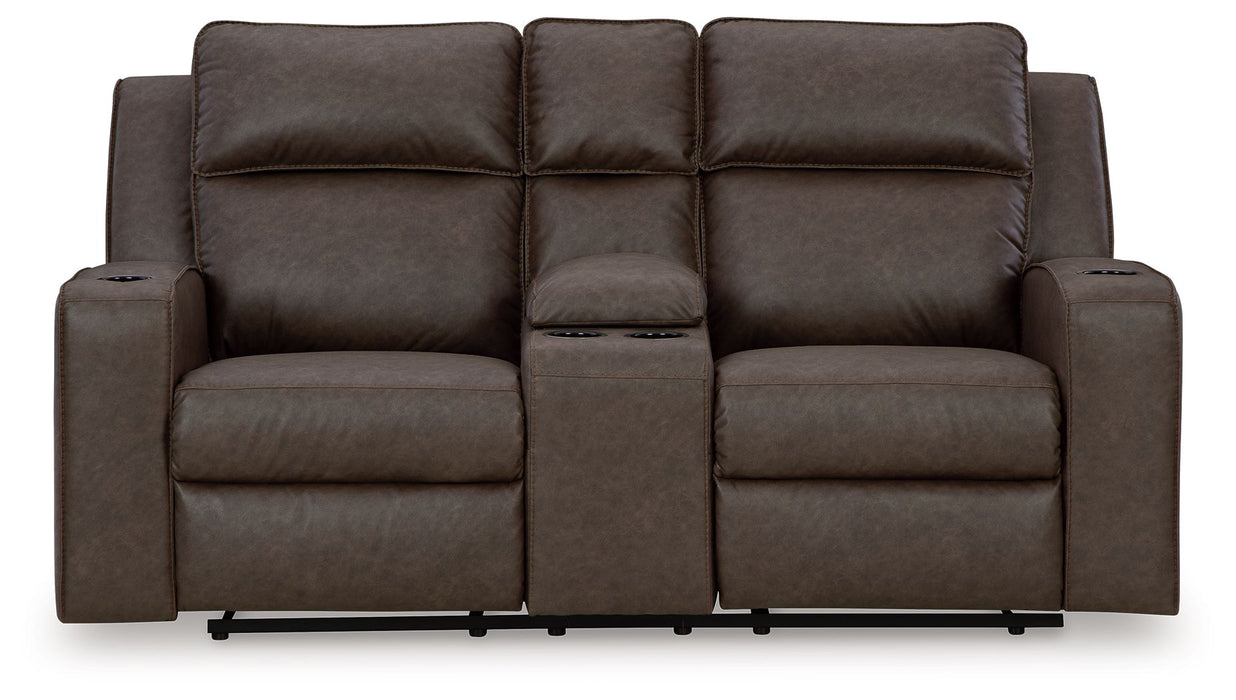 Lavenhorne - Double Reclining Loveseat With Console