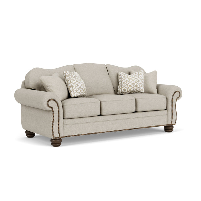 Bexley - Fabric Sofa, Nailhead Trim - Beige
