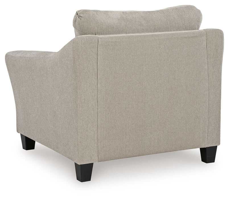 Willarae - 2 Pc. - Chair And A Half, Ottoman - Taupe