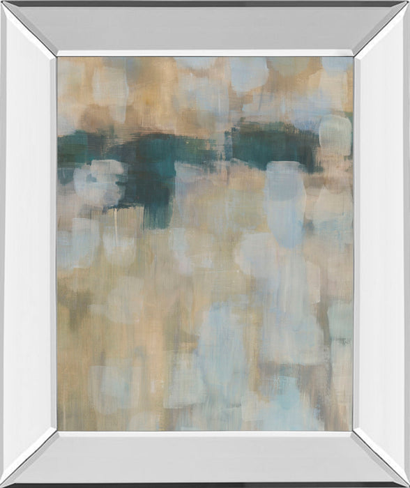 Carbon Neutral By Parker - Mirror Framed Print Wall Art - Beige