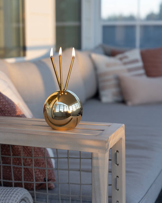 Neva Vase, Gold Metallic Candle Holder [x6 Vases]