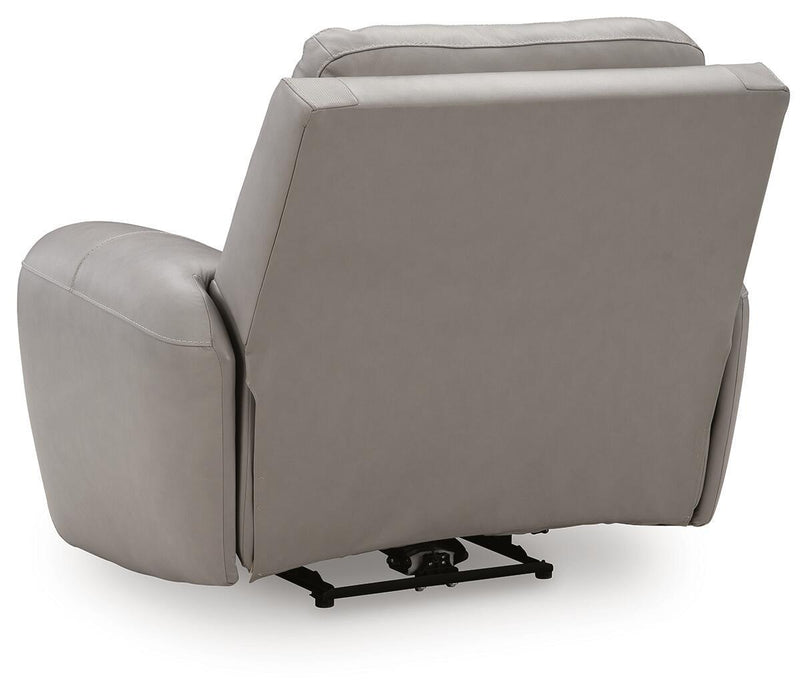 Real Moments - Power Recliner With Audio Seating - Ash