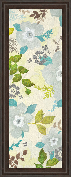 Fragrant Garden I By Tava Studios - Framed Print Wall Art - Beige