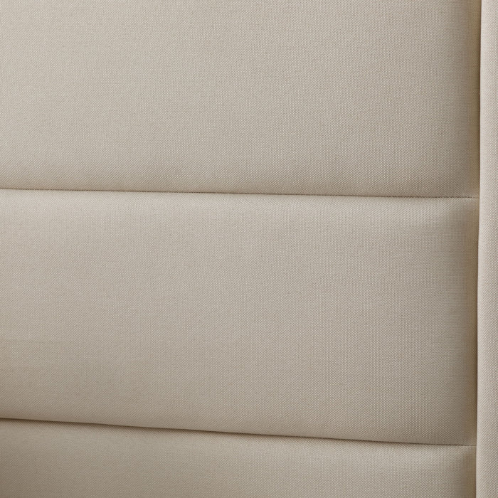 Madsen - King Platform Bed - Pearl