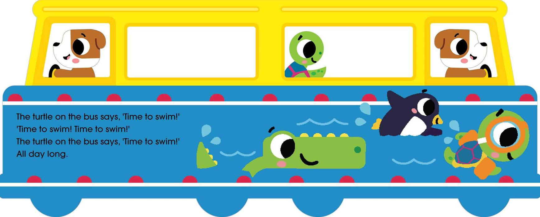Wheels on the Bus by: Board Books; 8 pages / English
