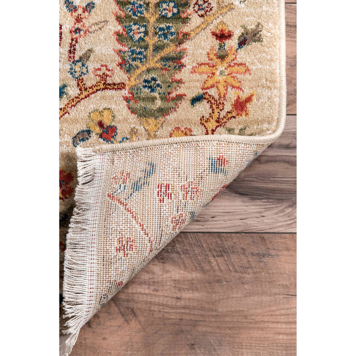Dasilva Tribal Fringe Area Rug: Olive / Runner / 2' 6" x 8'