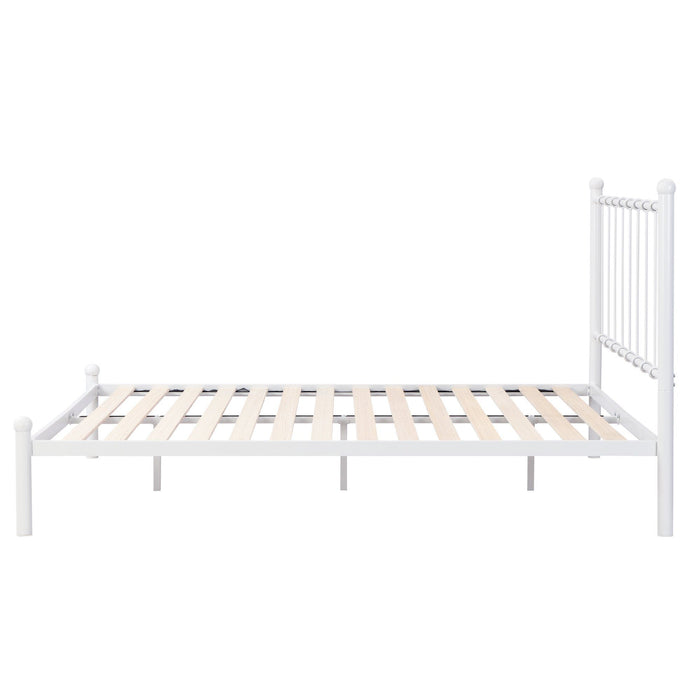 Simmons -  Queen Platform Bed - White