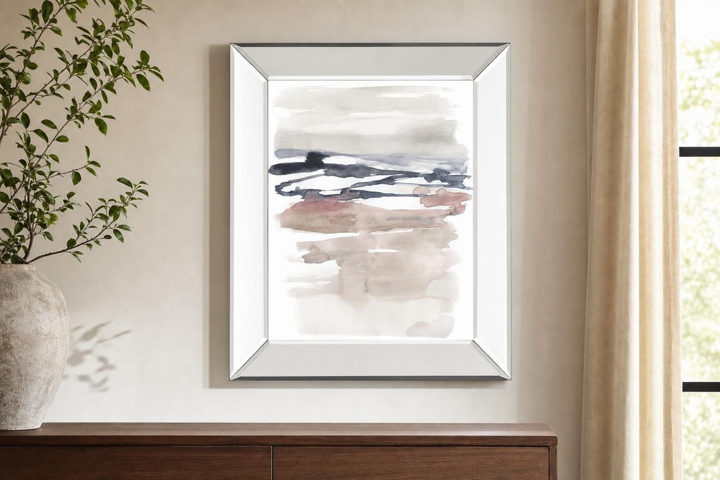 Tiered Horizon Line II By Jennifer Goldberger - Beige