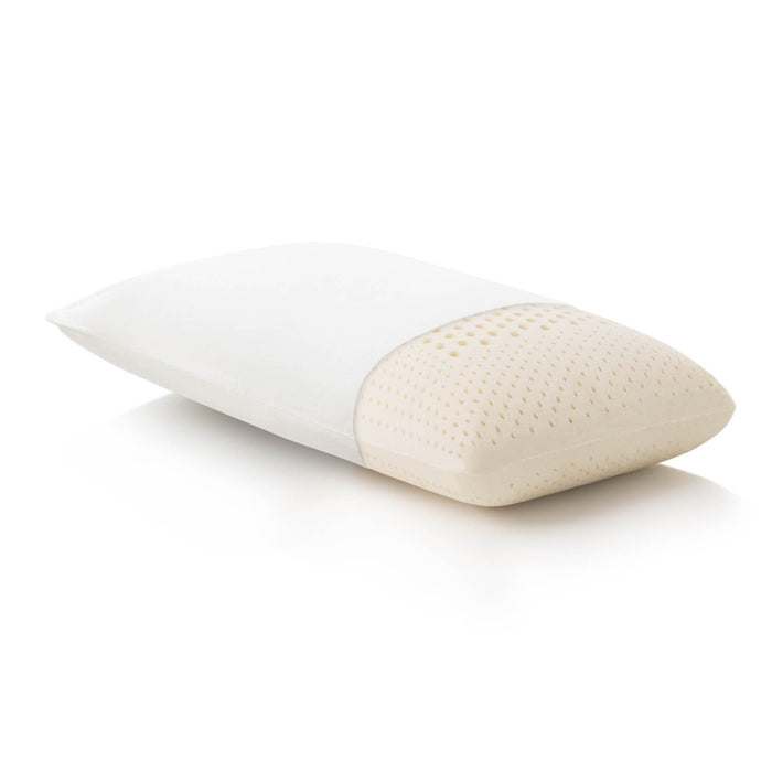 Zoned - Talalay Latex Low Loft Firm Pillow - Queen